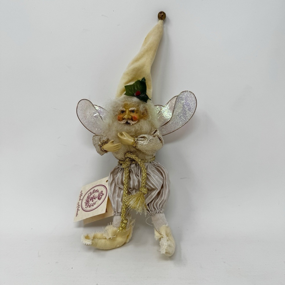 Mark Roberts Santa Claus Fairy Sandman Fantasy Figure Elf Wing Christmas Cream